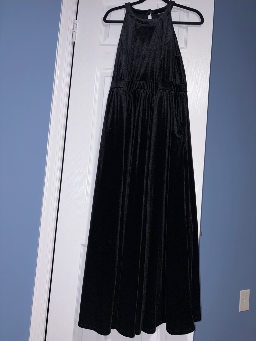 torrid Black Velvet Maxi Dress